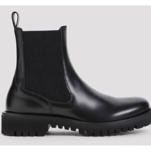 Valentino Garavani Black Beatle Chelsea‎ Boots Sz 42 US 9 Men 12 Lady.